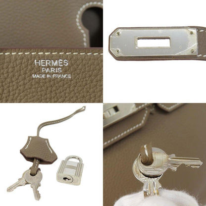 Hermès Gray Leather Birkin 30