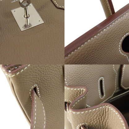 Hermès Gray Leather Birkin 30