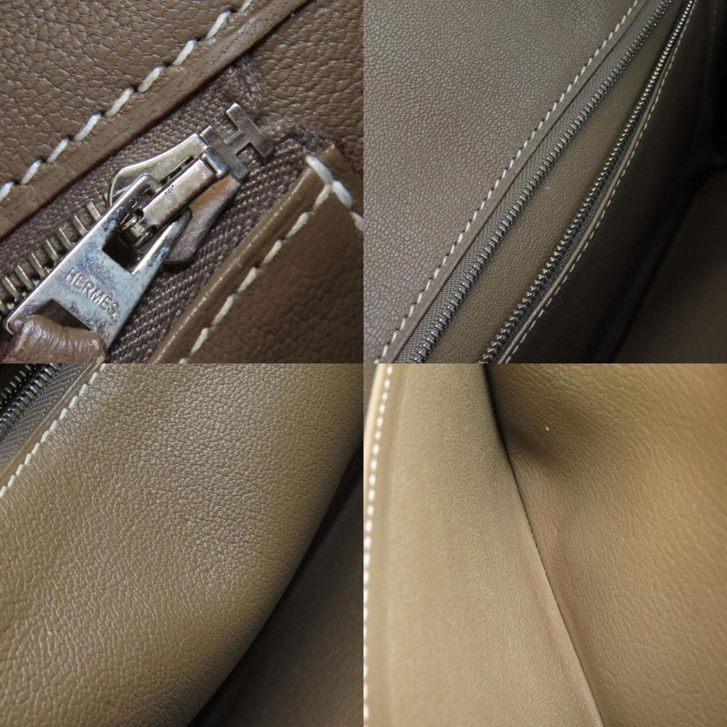 Hermès Gray Leather Birkin 30