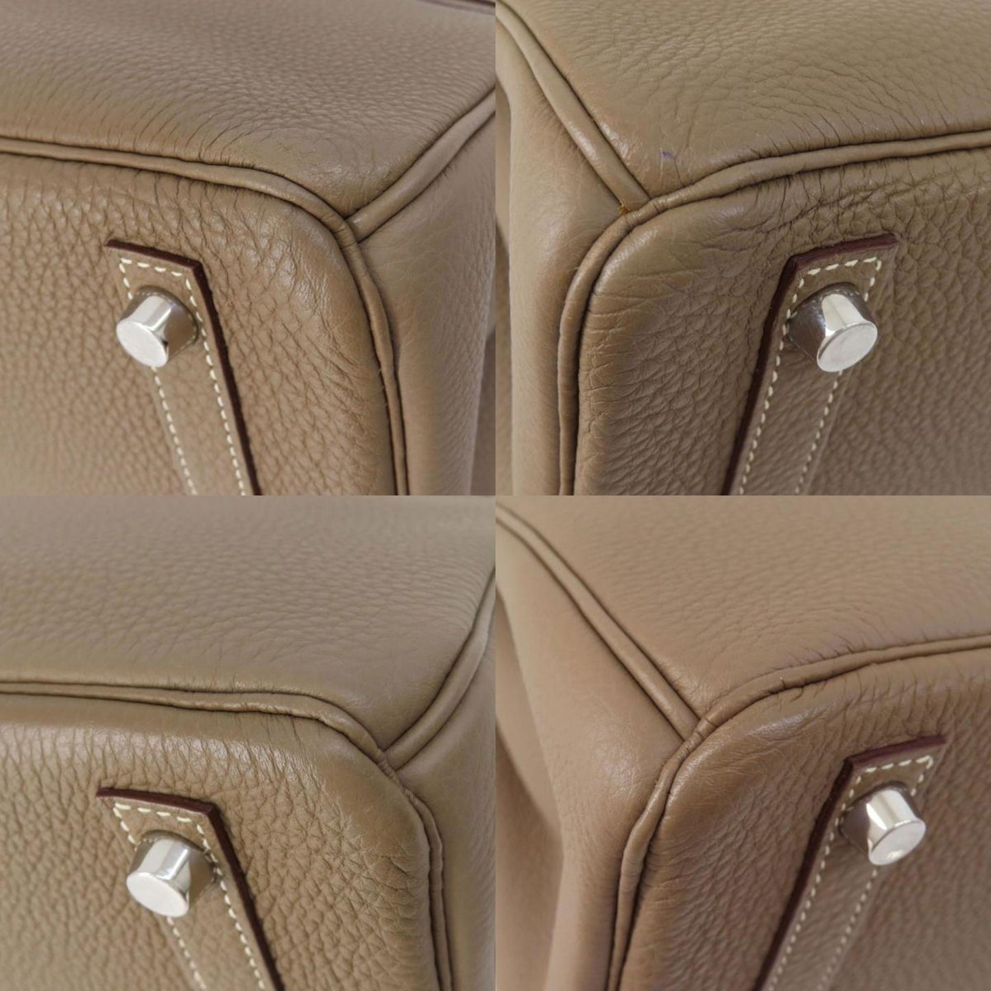 Hermès Gray Leather Birkin 30