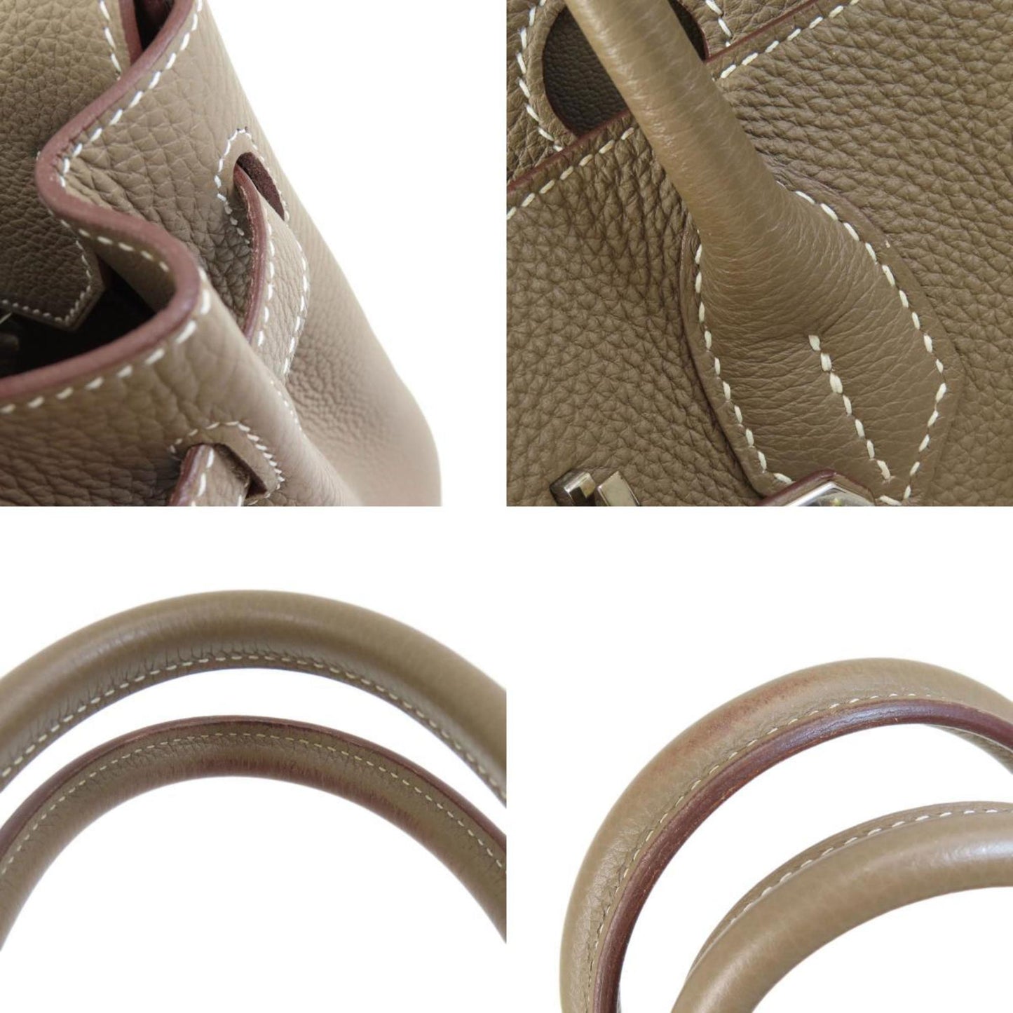 Hermès Gray Leather Birkin 30