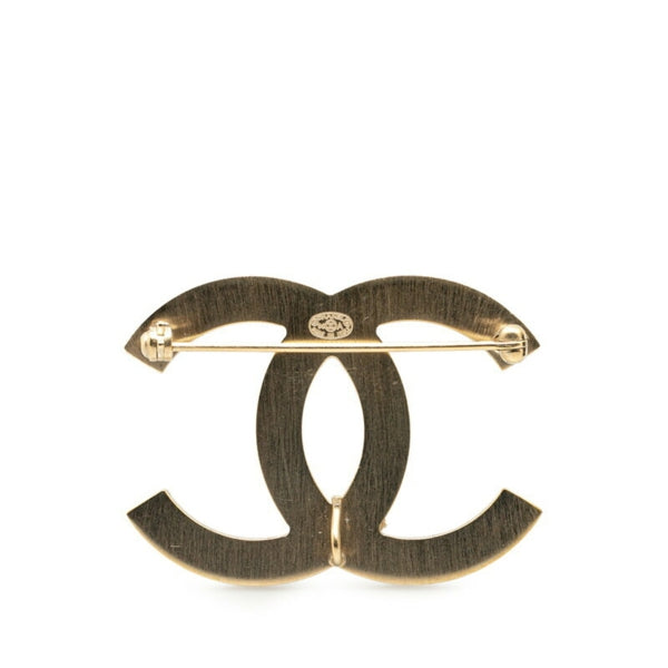 Chanel Gold Gold Plated Coco Mark