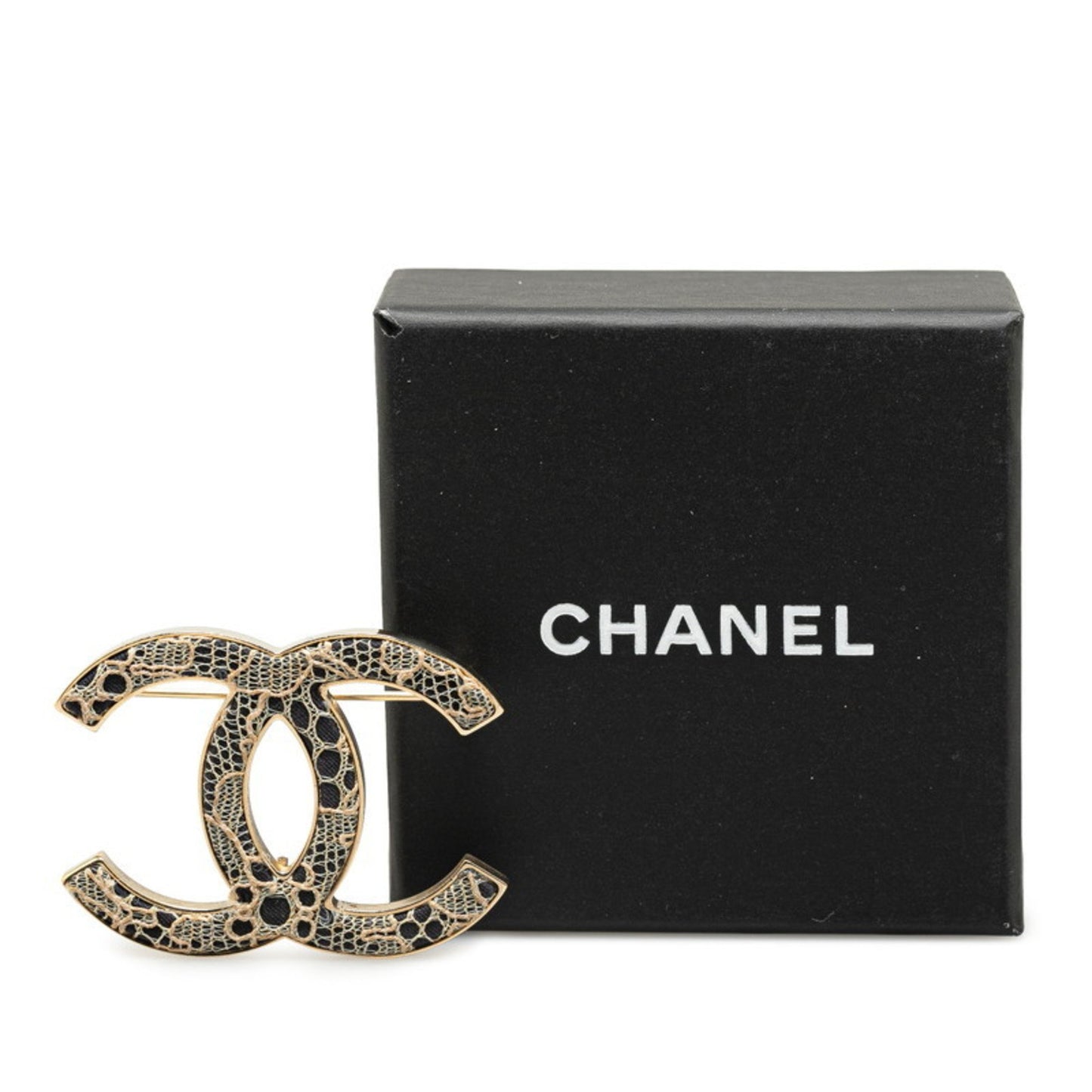 Chanel Gold Metal Brooch