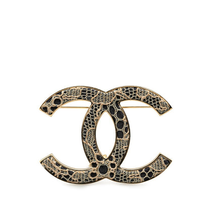 Chanel Gold Metal Brooch