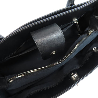 Chanel Black Pony-style Calfskin Executive