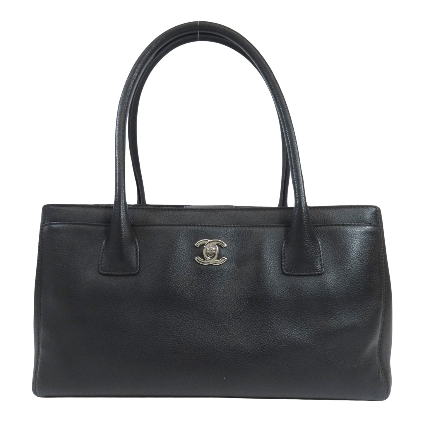 Chanel Black Pony-style Calfskin Executive