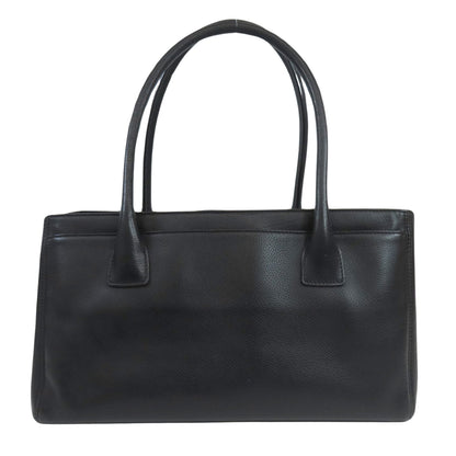 Chanel Black Pony-style Calfskin Executive