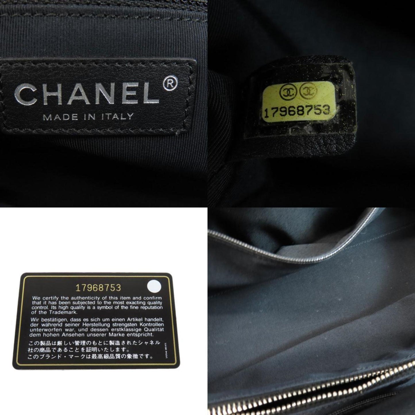 Chanel Black Pony-style Calfskin Executive
