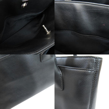 Chanel Black Pony-style Calfskin Executive