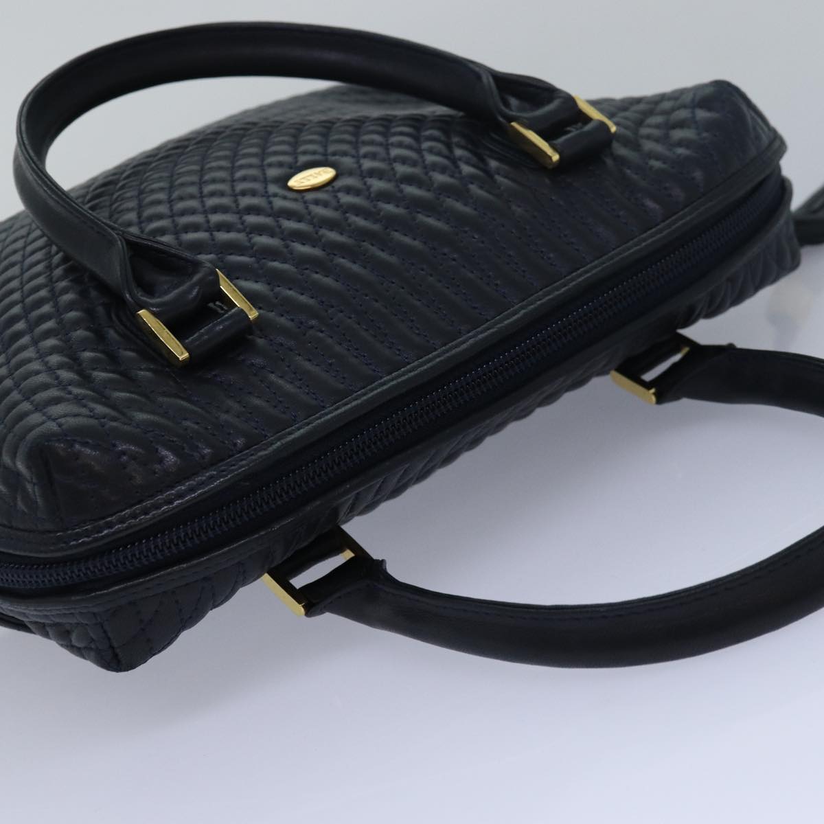 Bally Blue Leather Handbag