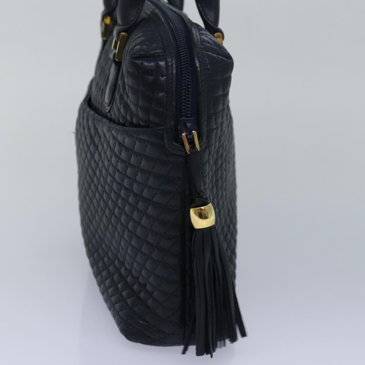 Bally Blue Leather Handbag