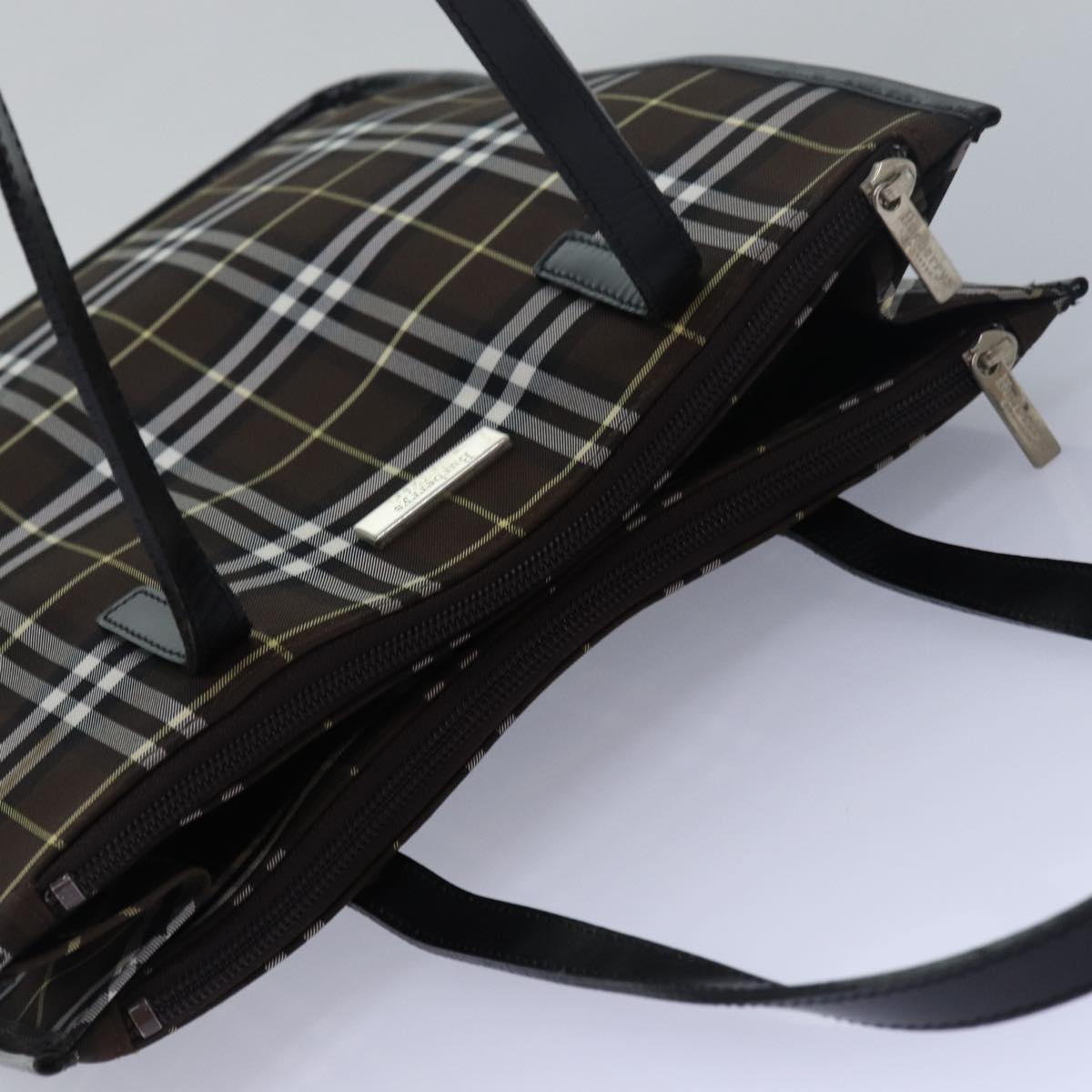 Burberry Brown Synthetic Nova Check