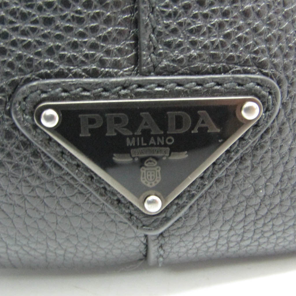 Prada Black Leather Saffiano