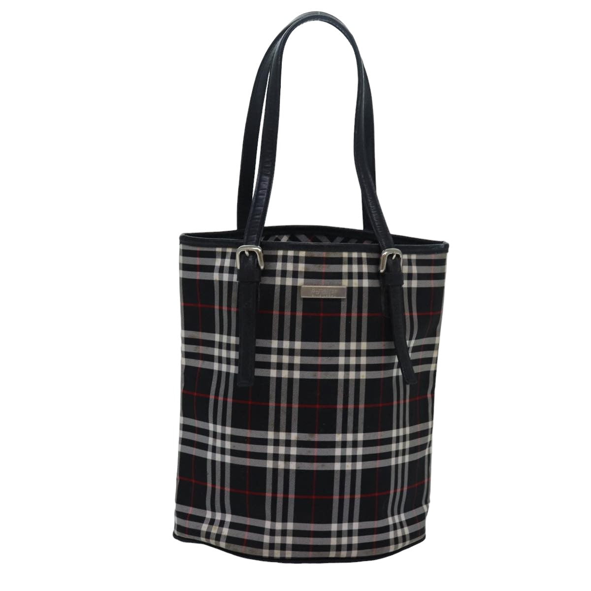 Burberry Black Synthetic Nova Check