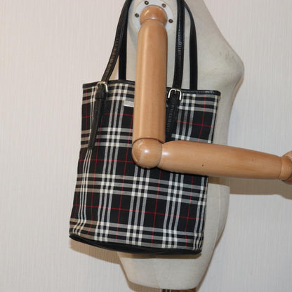 Burberry Black Synthetic Nova Check