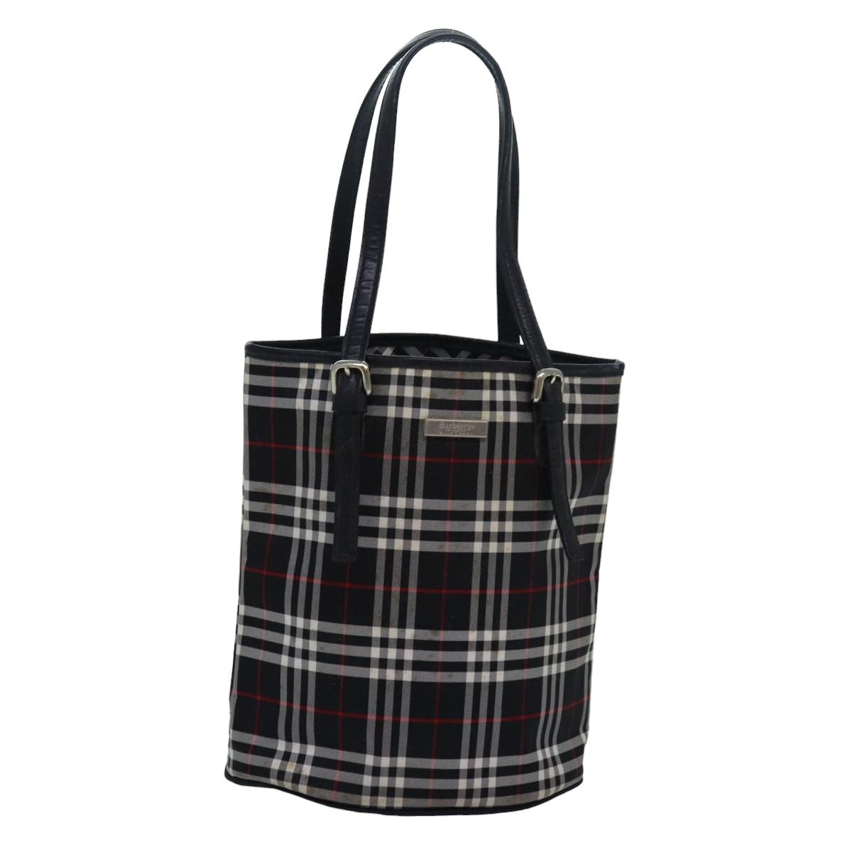 Burberry Black Synthetic Nova Check