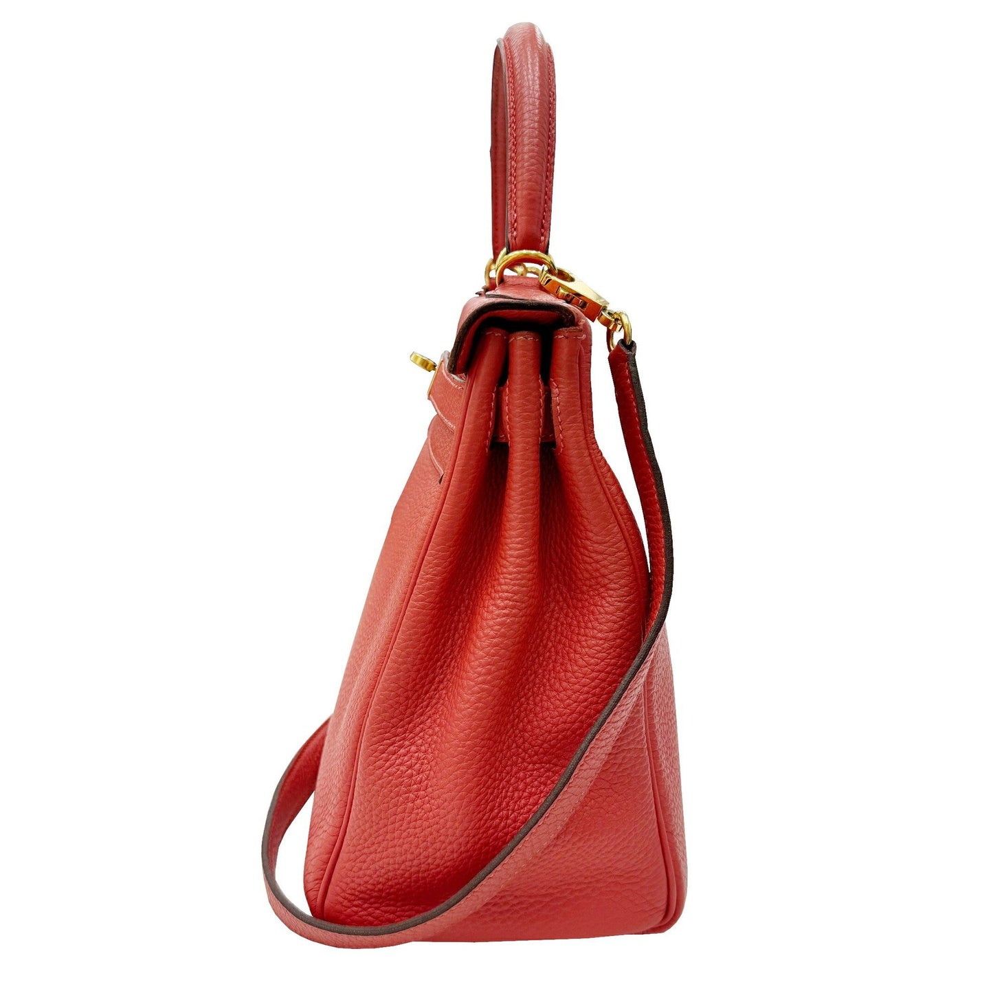 Hermès Orange Leather Kelly