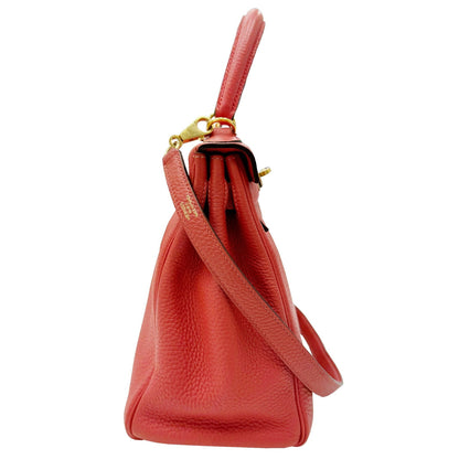 Hermès Orange Leather Kelly