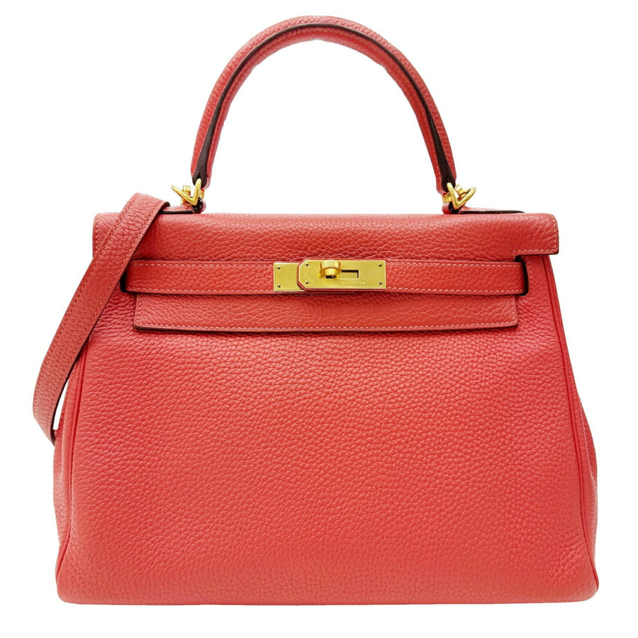 Hermès Orange Leather Kelly