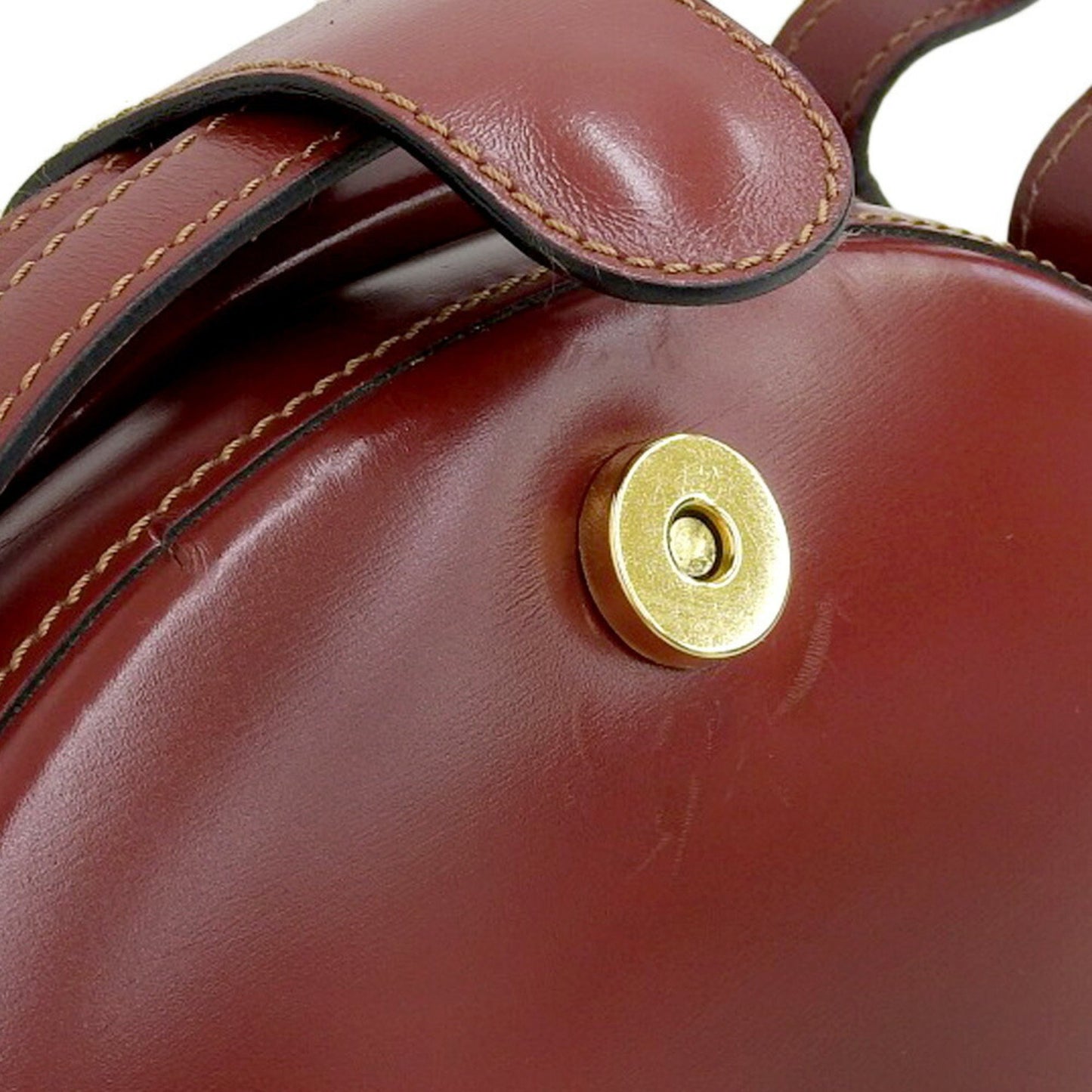 Loewe Red Leather Handbag