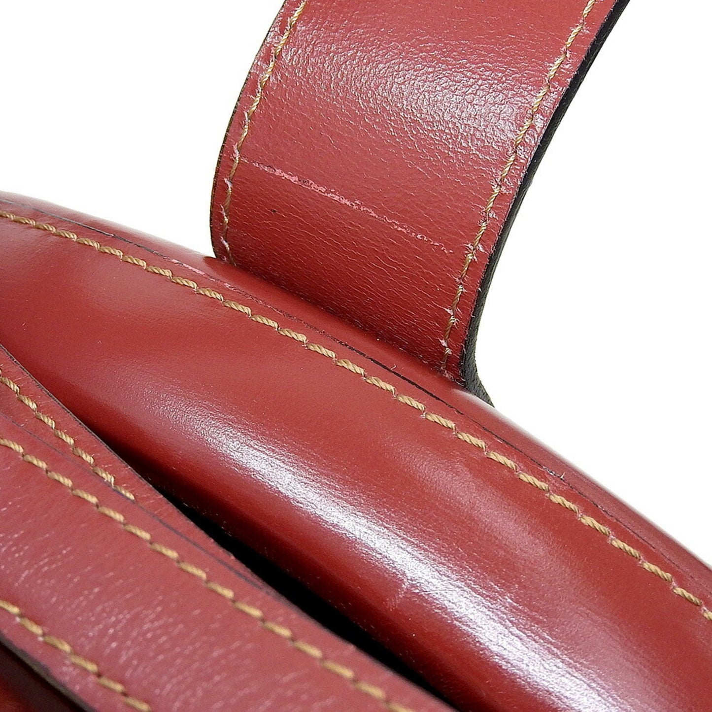 Loewe Red Leather Handbag