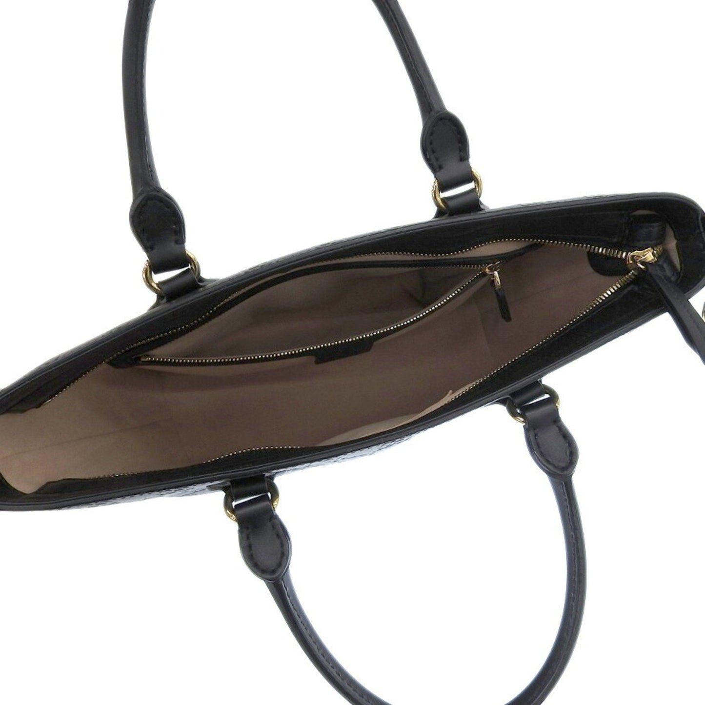 Gucci Black Leather Guccissima