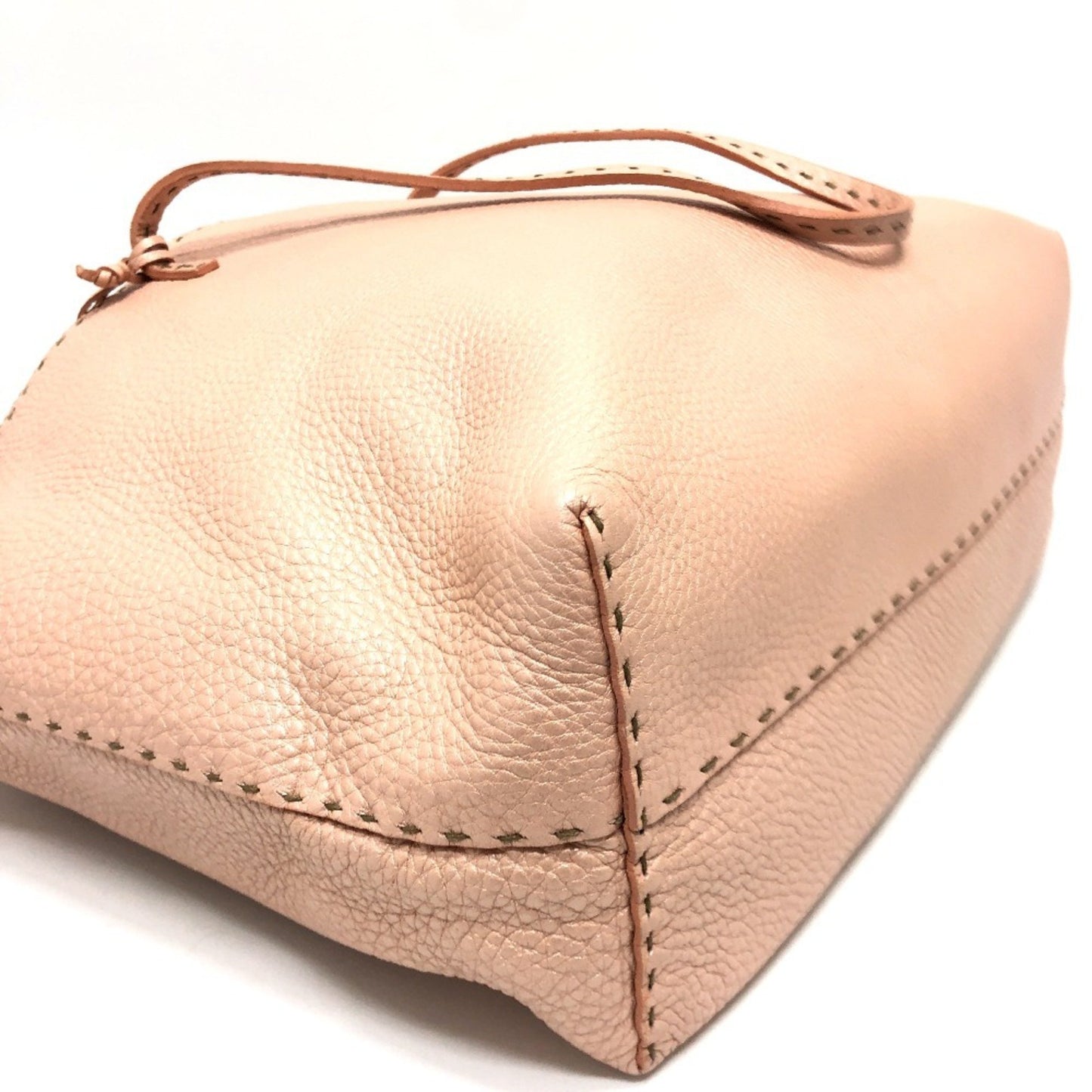 Fendi Brown Leather Selleria