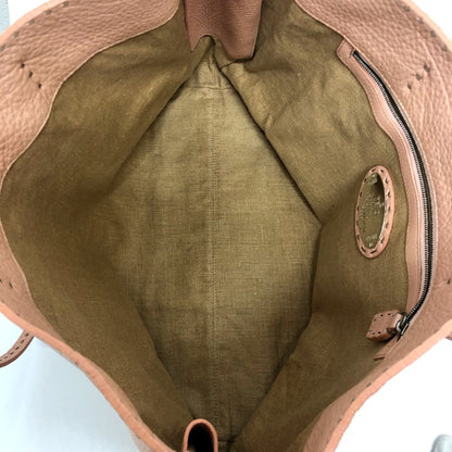 Fendi Brown Leather Selleria