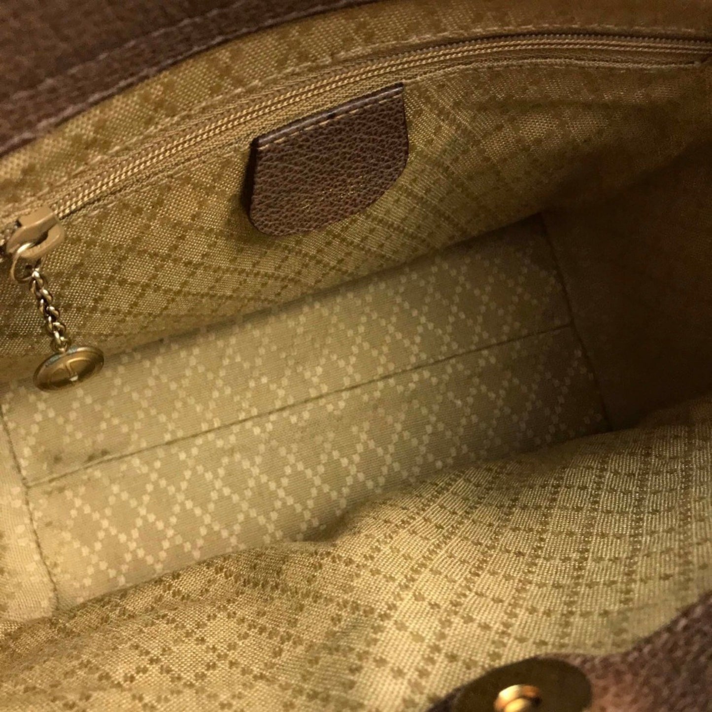 Gucci Brown Suede Bamboo