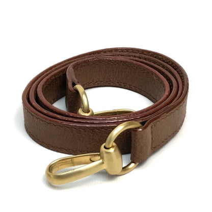 Gucci Brown Suede Bamboo