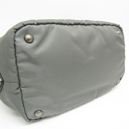 Prada Gray Synthetic Tessuto
