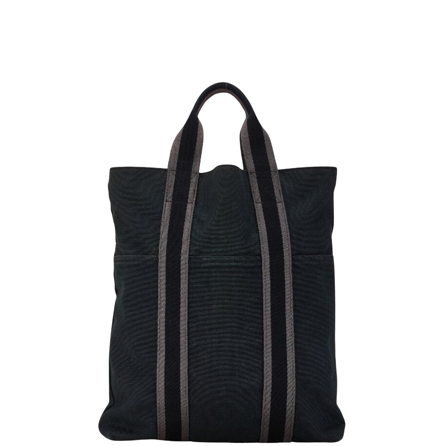 Hermès Black Canvas Fourre Tout