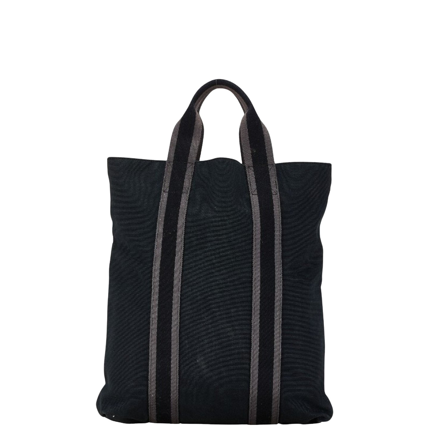 Hermès Black Canvas Fourre Tout