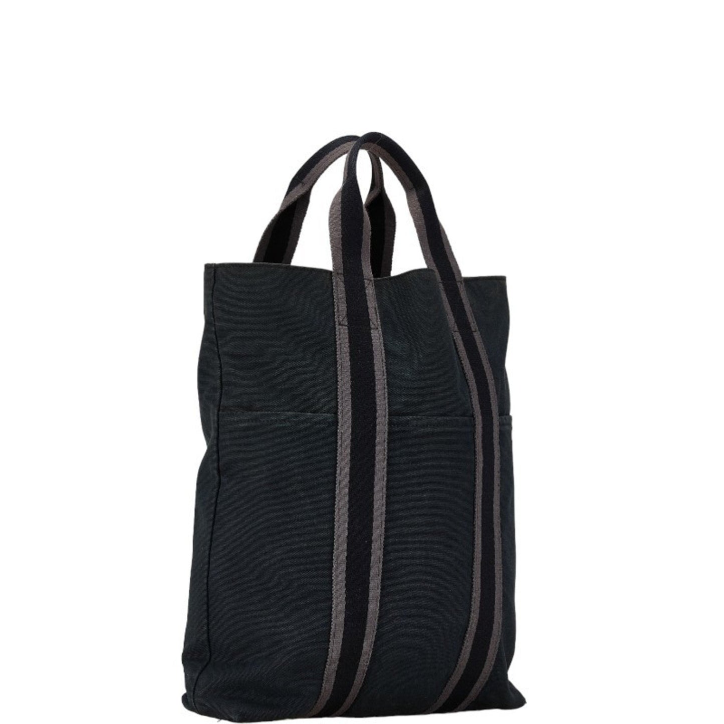 Hermès Black Canvas Fourre Tout