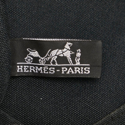 Hermès Black Canvas Fourre Tout