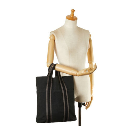 Hermès Black Canvas Fourre Tout