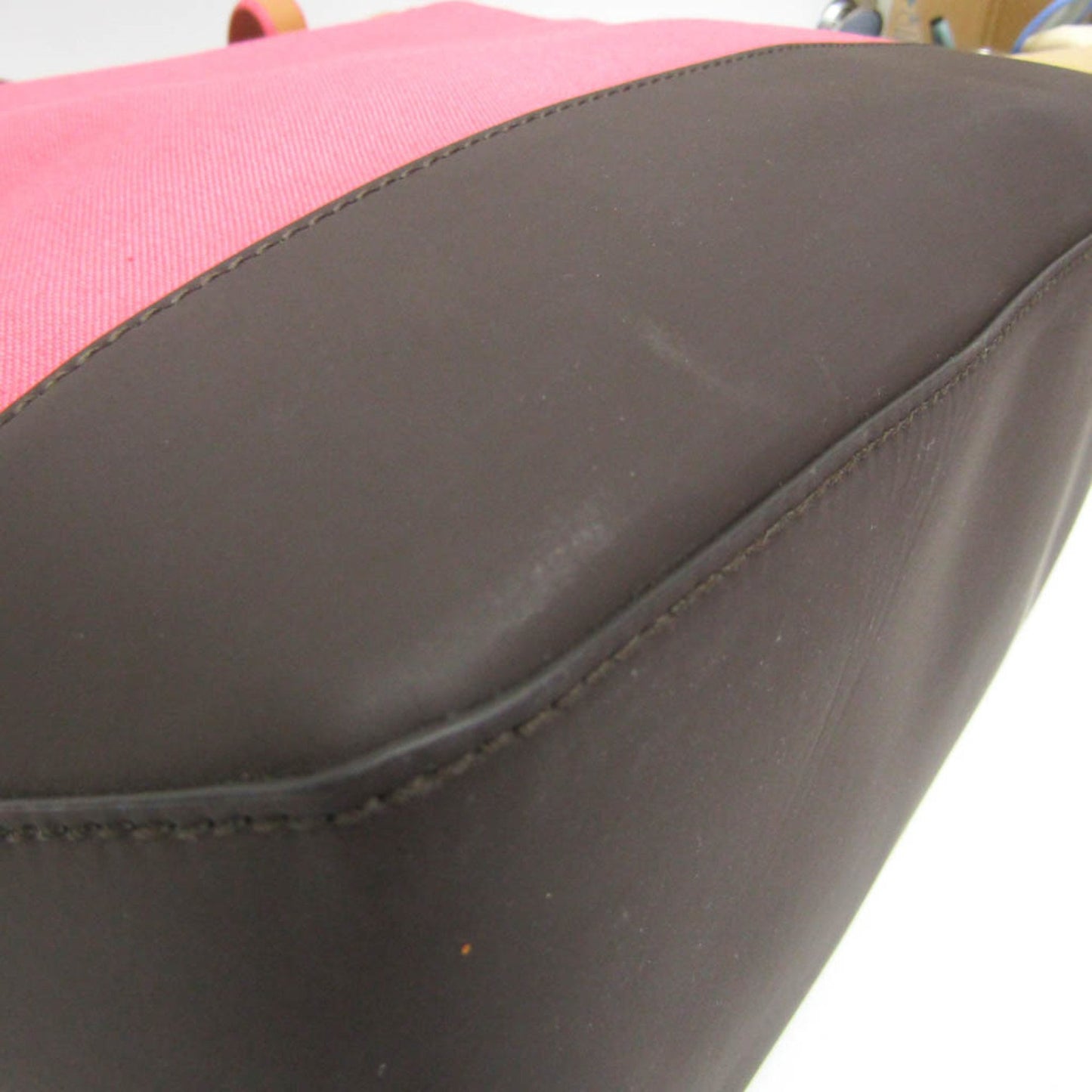 Bally Pink Canvas Tote
