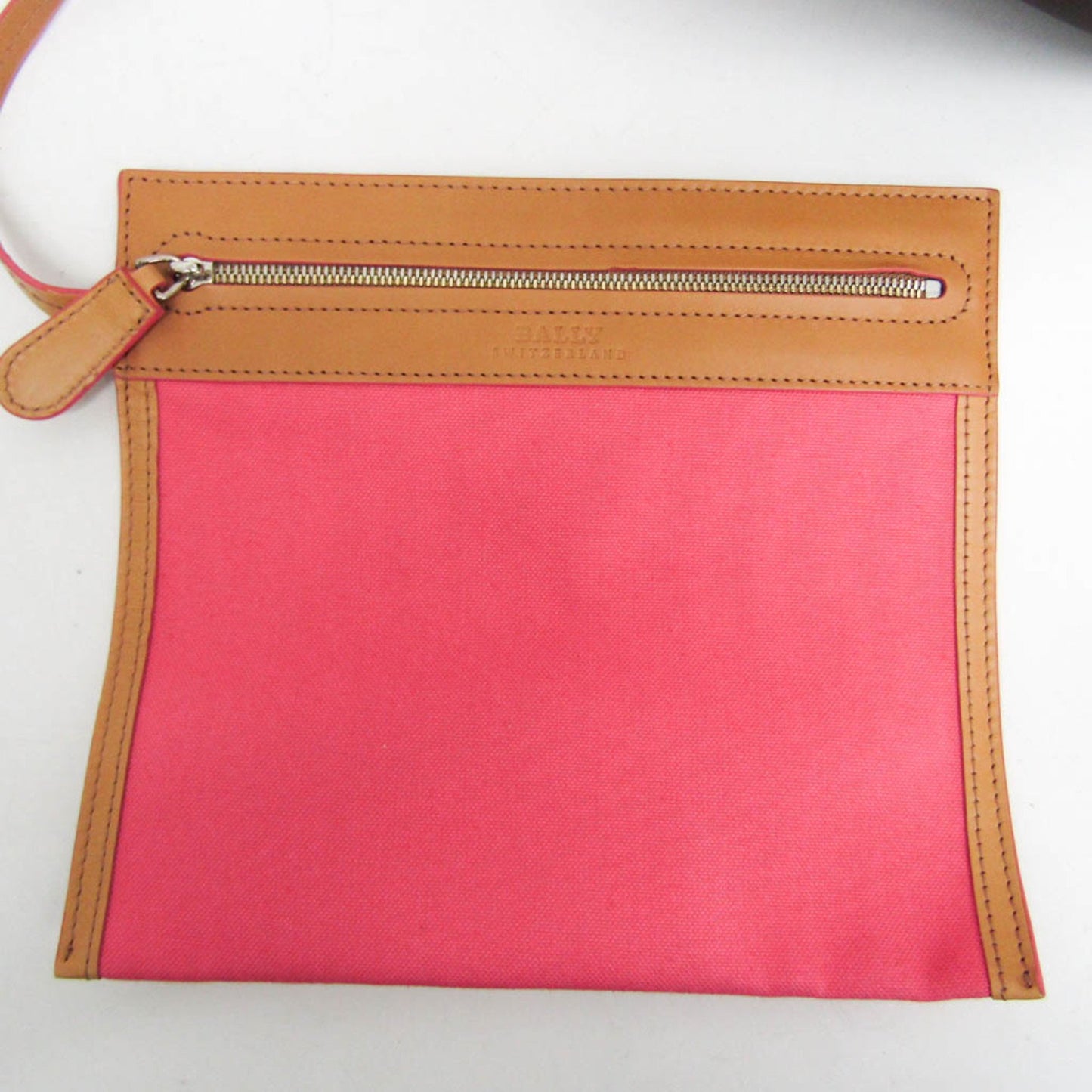 Bally Pink Canvas Tote