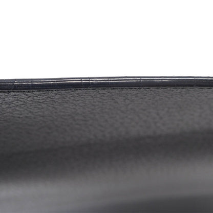 Gucci Black Leather Bamboo