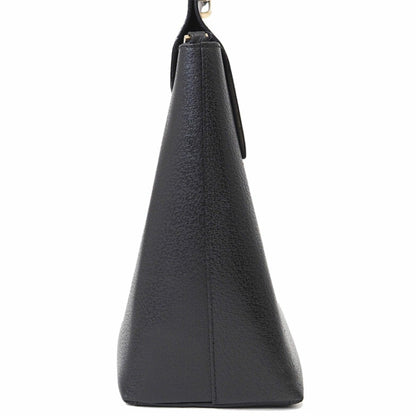 Gucci Black Leather Bamboo