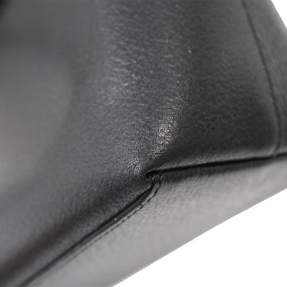 Gucci Black Leather Bamboo