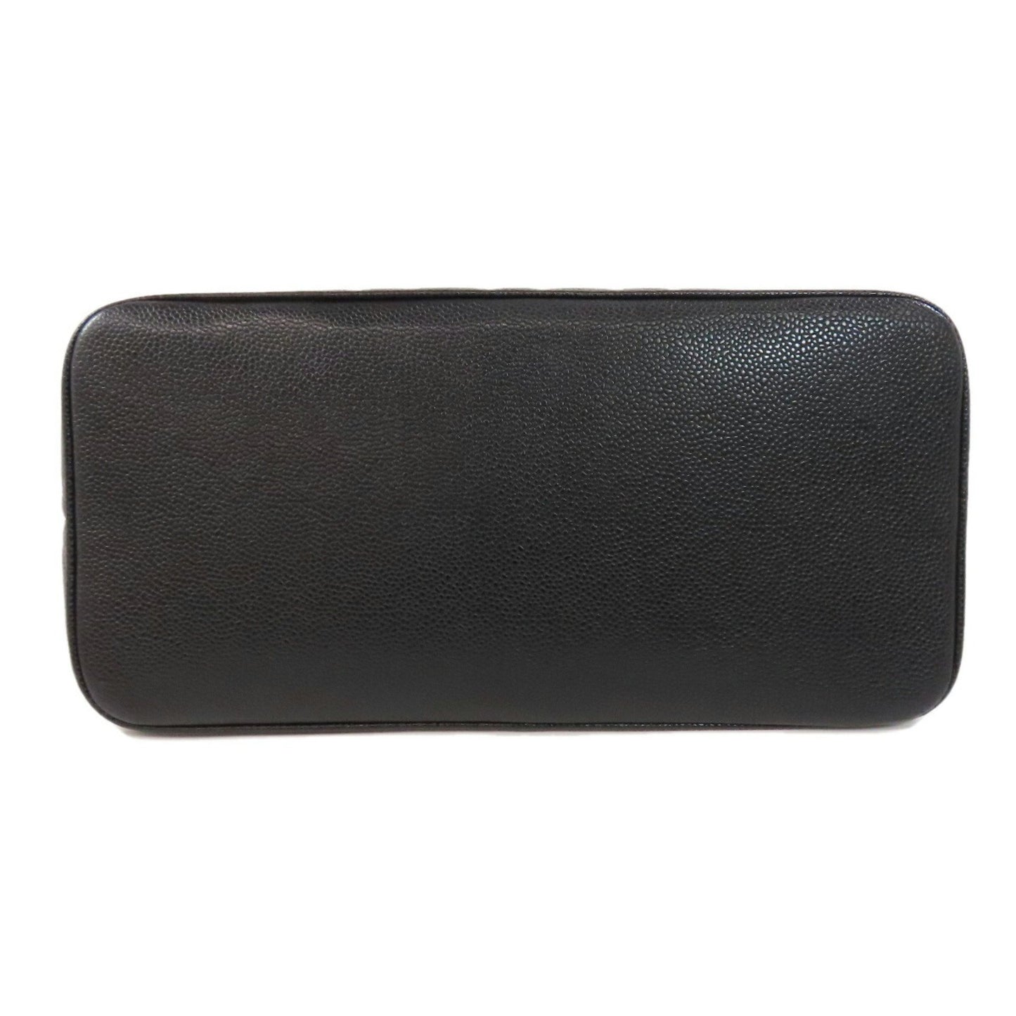 Chanel Black Leather Medaillon