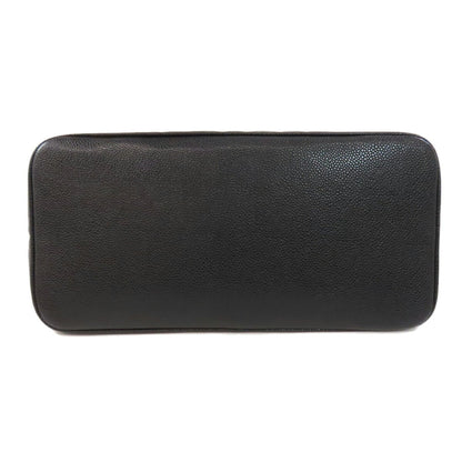 Chanel Black Leather Medaillon