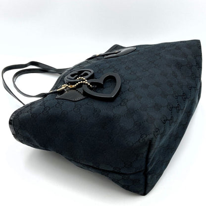 Gucci Black Canvas Jackie