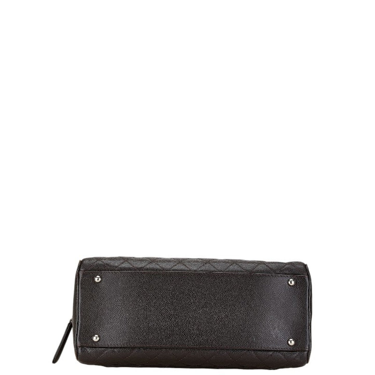 Chanel Brown Leather Bowling