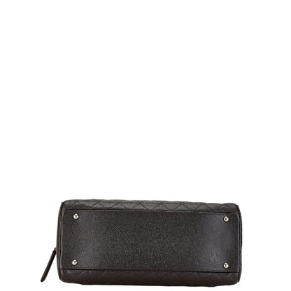 Chanel Brown Leather Bowling