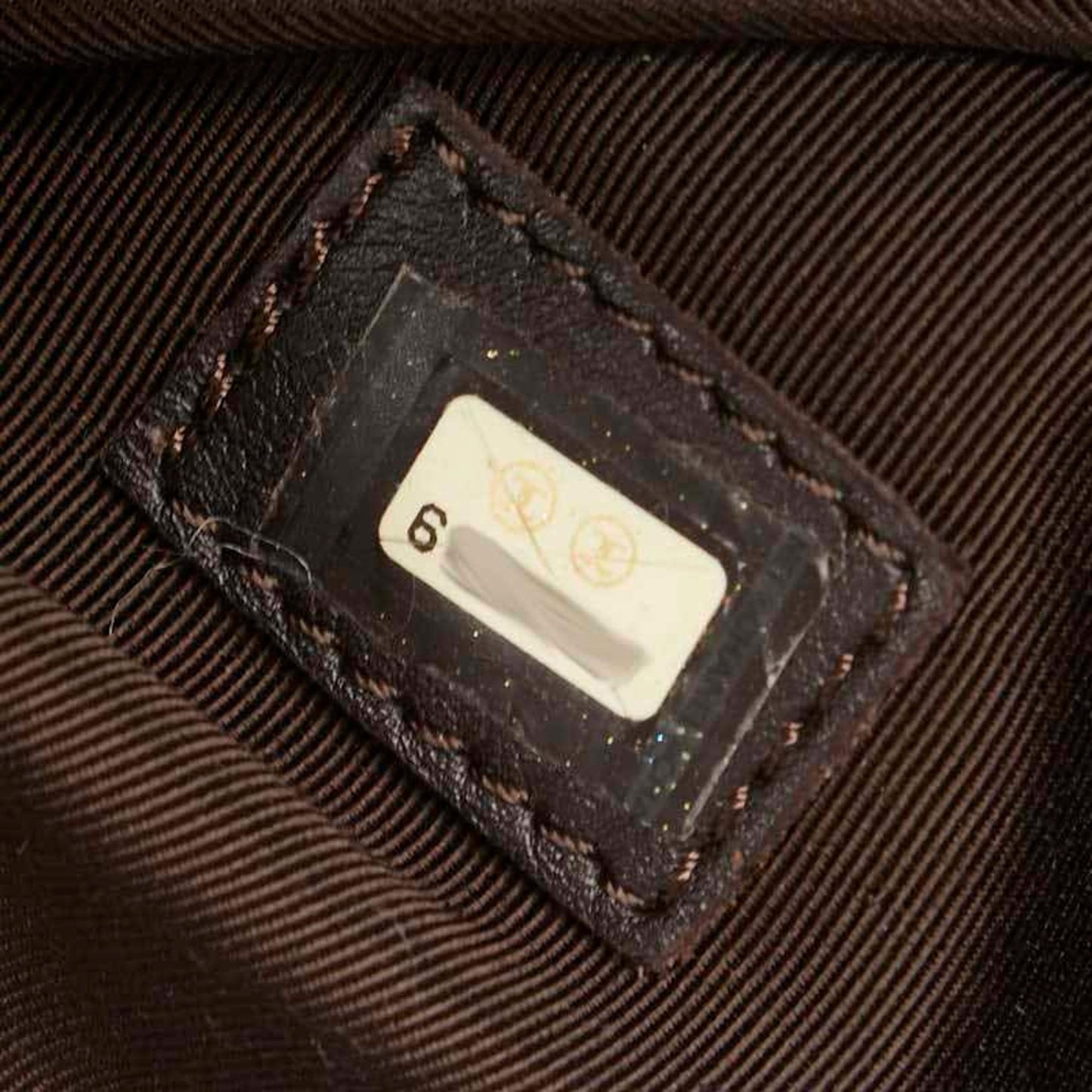 Chanel Brown Leather Bowling
