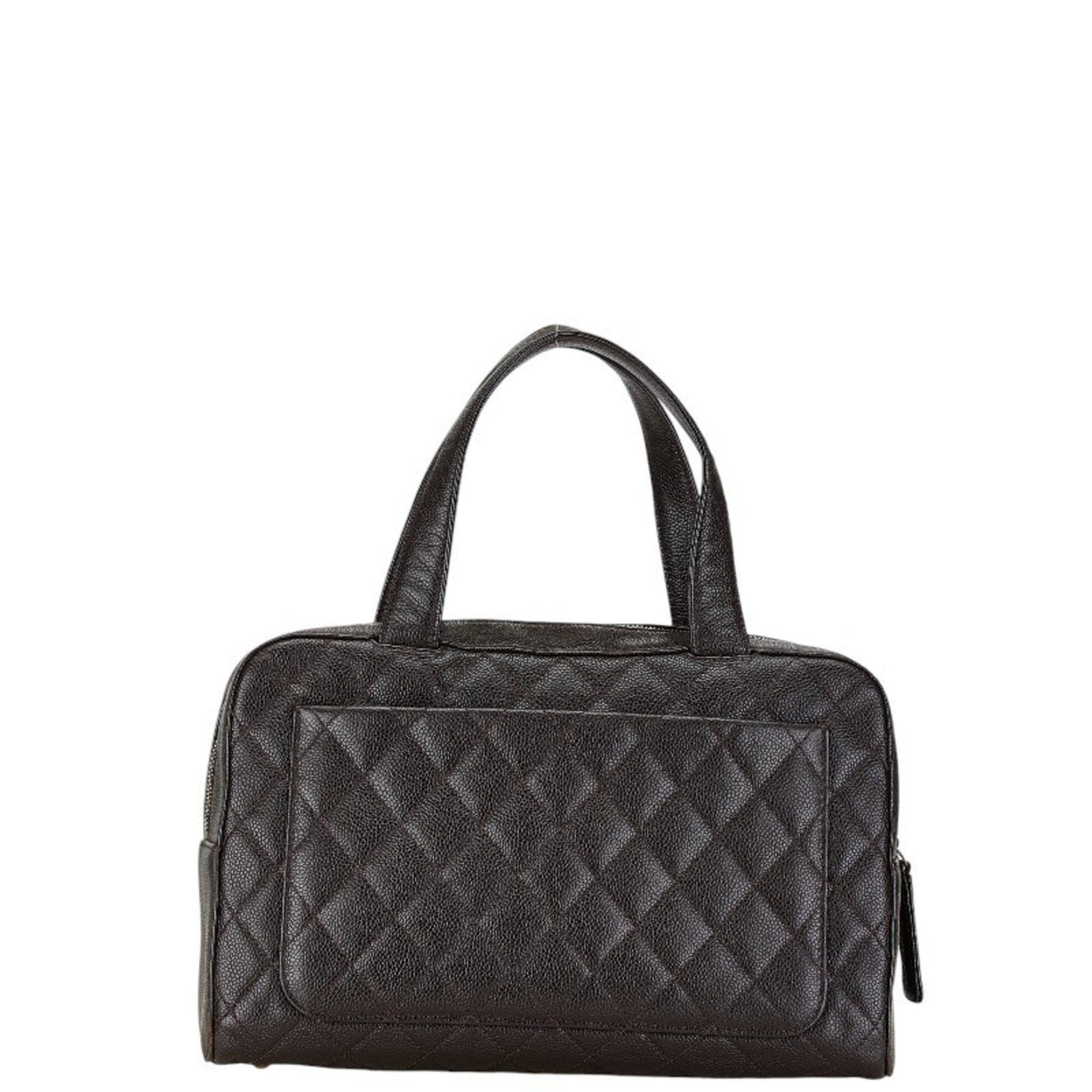 Chanel Brown Leather Bowling