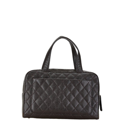 Chanel Brown Leather Bowling