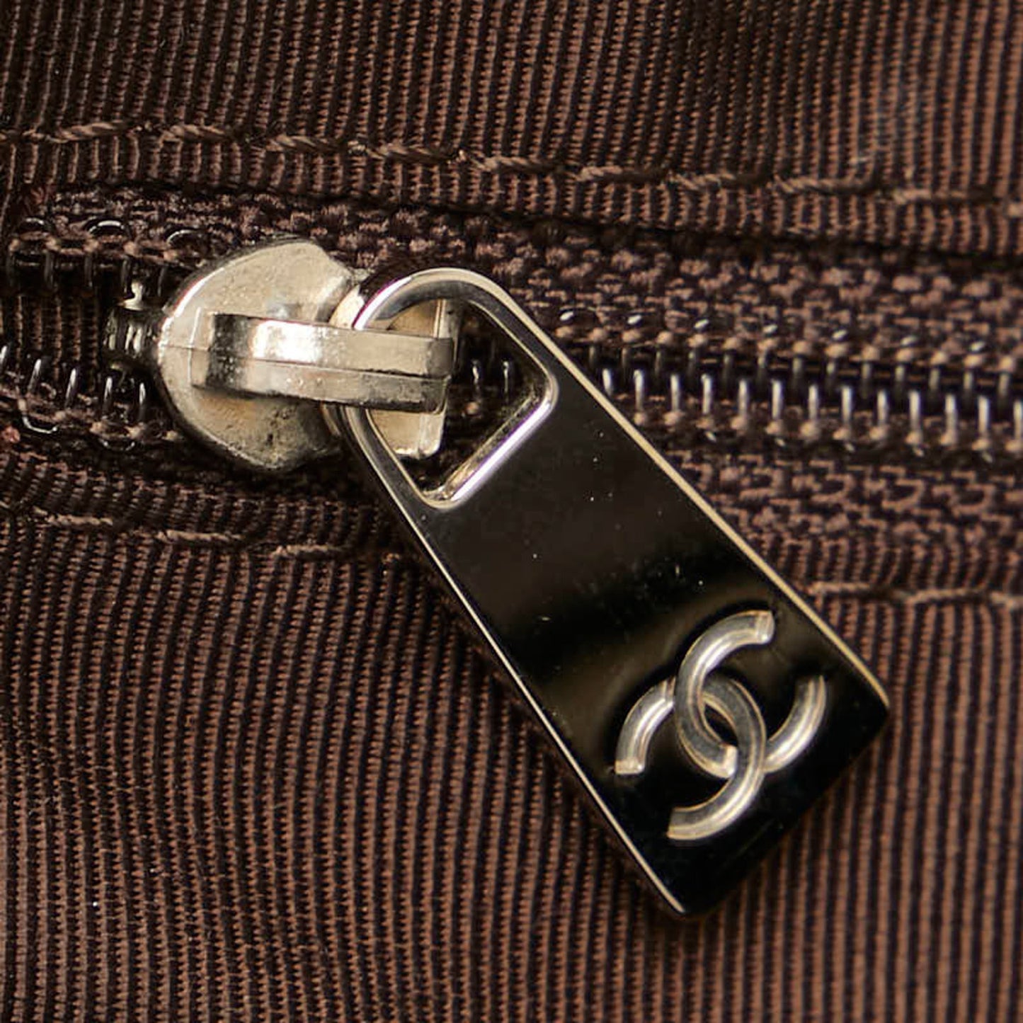 Chanel Brown Leather Bowling